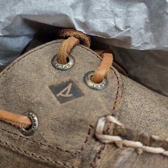 Sperry Top-Sider Women's A/O BROWN 2 Eye Boat Shoes | 9265562 | NWT - Picture 6 of 8